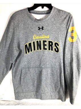 Carolina Miners Number Three Men’s Gray Sweatshirt Sweater